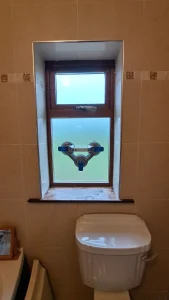 Bathroom window glass replacement in Tipperary