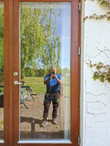 Glass door replaced